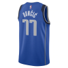 Youth Dallas Mavericks Dončić #77 Blue Swingman Jersey 2022/23 - Icon Edition - acejersey