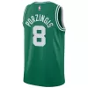 Men's Boston Celtics Kristaps Porzingis #8 Green Swingman Jersey 2022/23 - Icon Edition - acejersey