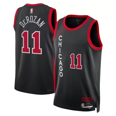 Men's Chicago Bulls DeMar DeRozan #11 Black Swingman Jersey 2023/24 - City Edition - acejersey