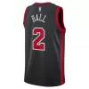 Men's Chicago Bulls Lonzo Ball #2 Black Swingman Jersey 2023/24 - City Edition - acejersey