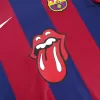 Men's Barcelona x Rolling Stones Home Soccer Jersey 2023/24 - Fans Version - acejersey