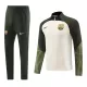 Barcelona 1/4 Zipper Cream Tracksuit Kit(Top+Pants) 2023/24 for Adults - acejersey