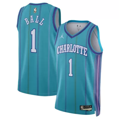 Men's Charlotte Hornets LaMelo Ball #1 Teal Swingman Jersey 2023/24 - Classic Edition - acejersey