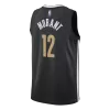 Men's Memphis Grizzlies MORANT #12 Black Swingman Jersey 2023/24 - City Edition - acejersey