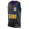 Men's Denver Nuggets Nikola Jokic #15 Black Swingman Jersey 2023/24 - City Edition - acejersey