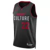 Men's Miami Heat Jimmy Butler #22 Black Swingman Jersey 2023/24 - City Edition - acejersey