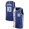 Men's Sacramento Kings Domantas Sabonis #10 Blue Swingman Jersey 2023/24 - City Edition - acejersey