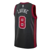 Men's Chicago Bulls LAVINE #8 Black Swingman Jersey 2023/24 - City Edition - acejersey