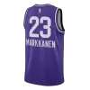 Men's Utah Jazz MARKKANEN #23 Purple Swingman Jersey 2023/24 - City Edition - acejersey