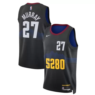 Men's Denver Nuggets Jamal Murray #27 Black Swingman Jersey 2023/24 - City Edition - acejersey