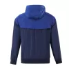 Barcelona Navy Hoodie Windbreaker Jacket 2023/24 For Adults - acejersey