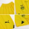 Kid's Borussia Dortmund Away Jerseys Kit(Jersey+Shorts) 2023/24 - acejersey