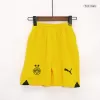 Kid's Borussia Dortmund Away Jerseys Kit(Jersey+Shorts) 2023/24 - acejersey