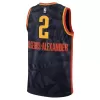 Men's Oklahoma City Thunder Shai Gilgeous-Alexander #2 Navy Swingman Jersey 2023/24 - City Edition - acejersey