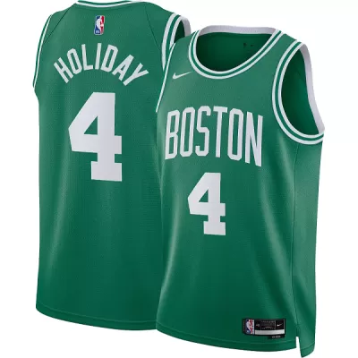 Men's Boston Celtics Jrue Holiday #4 Green Swingman Jersey 2022/23 - Icon Edition - acejersey