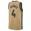 Men's Toronto Raptors Scottie Barnes #4 Gold Swingman Jersey 2023/24 - City Edition - acejersey