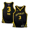 Men's Golden State Warriors Chris Paul #3 Black Swingman Jersey 2023/24 - City Edition - acejersey