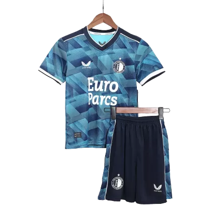 Kid's Feyenoord Away Jerseys Kit(Jersey+Shorts) 2023/24 - acejersey