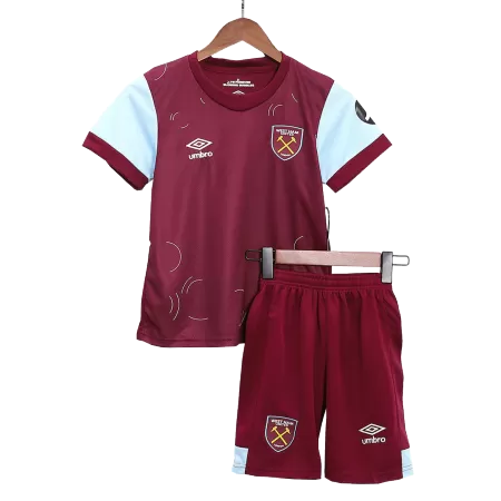 Kid's West Ham United Home Jerseys Kit(Jersey+Shorts) 2023/24 - acejersey