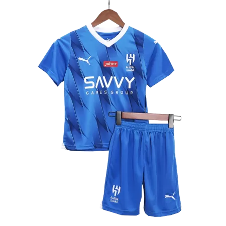 Kid's Al Hilal SFC Home Jerseys Kit(Jersey+Shorts) 2023/24 - acejersey