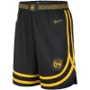 Men's Golden State Warriors Black Swingman Basketball Shorts 2023/24 - City Edition - acejersey