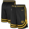 Men's Golden State Warriors Black Swingman Basketball Shorts 2023/24 - City Edition - acejersey