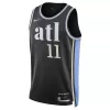 Men's Atlanta Hawks Trae Young #11 Black Swingman Jersey 2023/24 - City Edition - acejersey