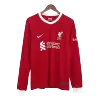 Men's Liverpool Home Long Sleeve Soccer Jersey 2023/24 - acejersey