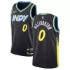 Men's Indiana Pacers Tyrese Haliburton #0 Black Swingman Jersey 2023/24 - City Edition - acejersey