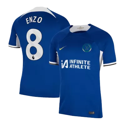 Men's Chelsea ENZO #8 Home Soccer Jersey 2023/24 - Fans Version - acejersey