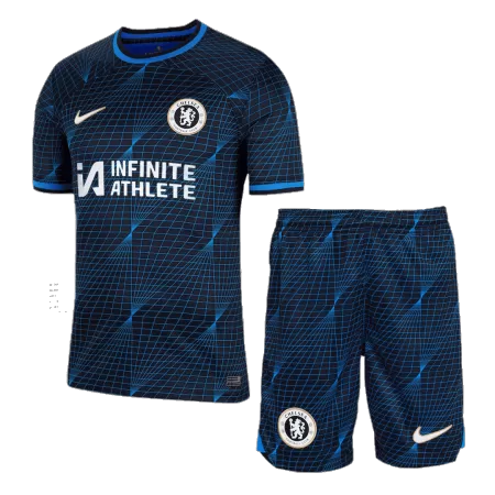 Men's Chelsea Away Jersey (Jersey+Shorts) Kit 2023/24 - Fans Version - acejersey