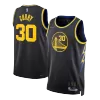 Men's Golden State Warriors Stephen Curry #30 Black 2021/22 Diamond Swingman Jersey - City Edition - acejersey