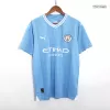 Men's Manchester City Home Soccer Jersey 2023/24 - Fans Version - acejersey