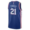 Men's Philadelphia 76ers Joel Embiid #21 Royal Swingman Jersey - Icon Edition - acejersey