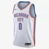 Men's Oklahoma City Thunder Russell Westbrook #0 White Swingman Jersey 2022/23 - Association Edition - acejersey