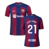 Men's Barcelona F. DE JONG #21 Home Soccer Jersey 2023/24 - Fans Version - acejersey