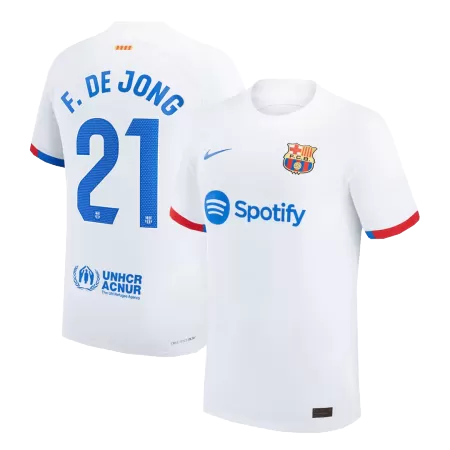 Barcelona F. DE JONG #21 Away Soccer Jersey 2023/24 - Player Version - acejersey