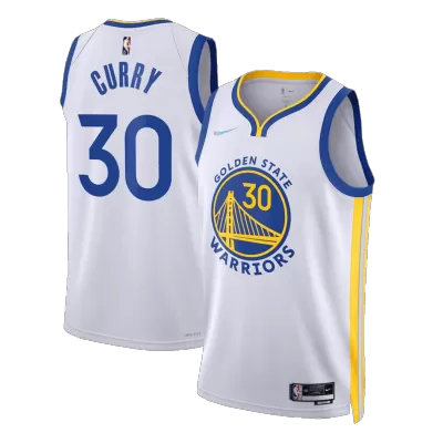 Men's Golden State Warriors Stephen Curry #30 White Diamond Swingman Jersey - Association Edition - acejersey