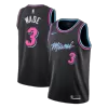 Men's Miami Heat Dwyane Wade #3 Black Swingman Jersey - acejersey