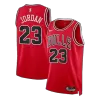 Men's Chicago Bulls Jordan #23 Red Swingman Jersey - acejersey