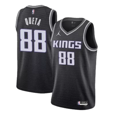 Men's Sacramento Kings Neemias Queta #88 Black Swingman Jersey 2021/22 - City Edition - acejersey