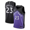 Men's Toronto Raptors Fred VanVleet #23 Nike Black&Purple 2021 Swingman NBA Jersey - Earned Edition - acejersey