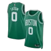 Men's Boston Celtics Jayson Tatum #0 Green 2021 Diamond Jersey - Icon Edition - acejersey