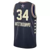 Men's All Star Giannis Antetokounmpo #34 Navy Swingman Jersey 2024 - Eastern Conference - acejersey