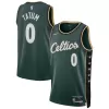 Men's Boston Celtics Jayson Tatum #0 Green Swingman Jersey 22/23 - City Edition - acejersey