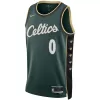 Men's Boston Celtics Jayson Tatum #0 Green Swingman Jersey 22/23 - City Edition - acejersey