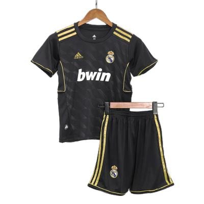 Kid's Real Madrid Retro Away Jerseys Kit(Jersey+Shorts) 2011/12 - acejersey