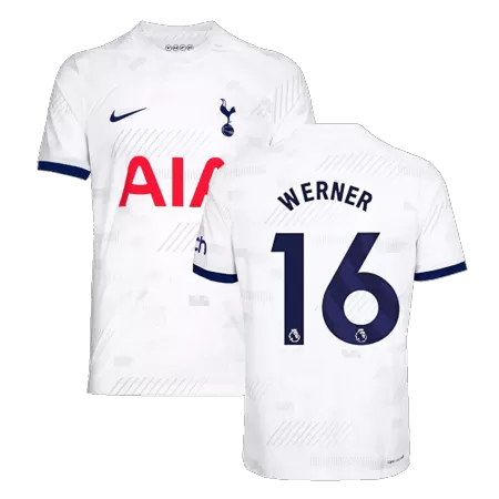 Tottenham Hotspur WERNER #16 Home Soccer Jersey 2023/24 - Player Version - acejersey