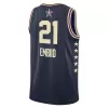 Men's All Star Joel Embiid #21 Navy Swingman Jersey 2024 - Eastern Conference - acejersey