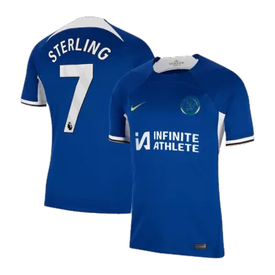 Men's Chelsea STERLING #7 Home Soccer Jersey 2023/24 - Fans Version - acejersey